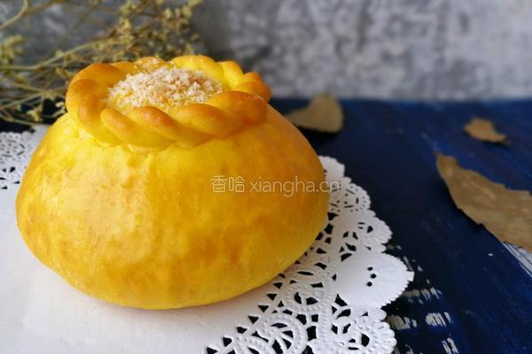南瓜椰香面包的做法图解16