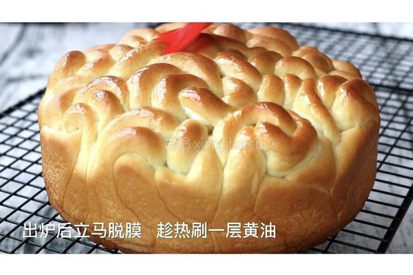 奶香花包的做法图解17