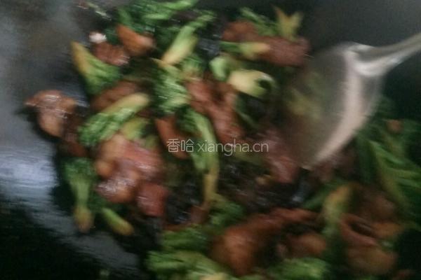 油条炒肉的做法图解5