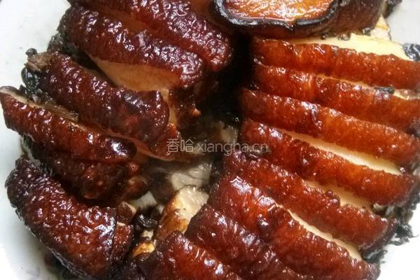 梅菜扣肉的做法图解4