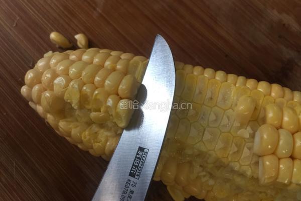 粟米拌马兰的做法图解4