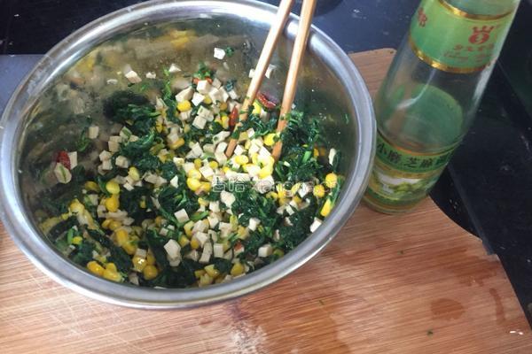 粟米拌马兰的做法图解16