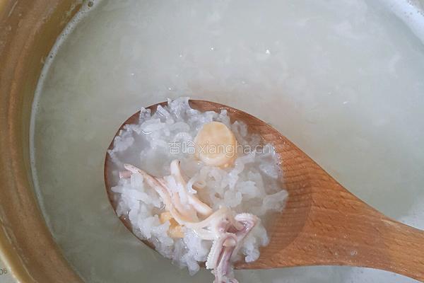 鲜香虾蟹粥的做法图解6