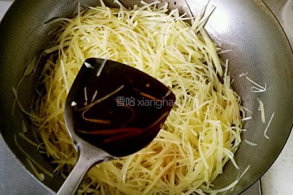 醋溜土豆丝的做法图解8