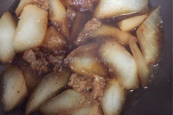 油闷白萝卜的做法图解16