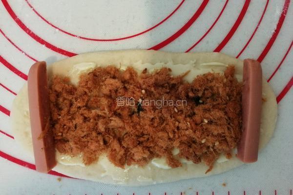 肉松火腿面包的做法图解9