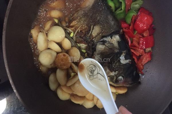 鱼头炖豆饼的做法图解19