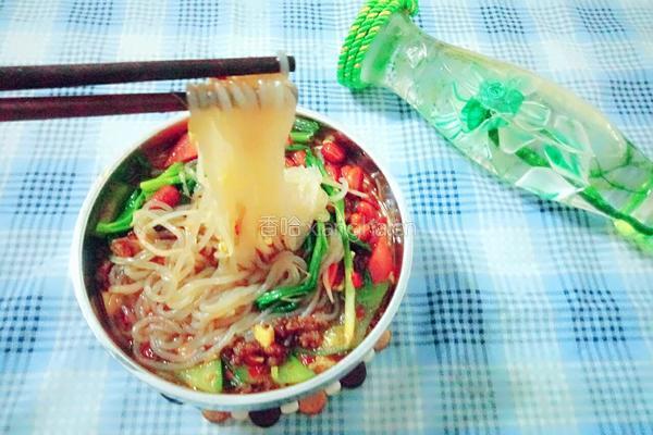 川味炸酱酸辣粉的做法图解12