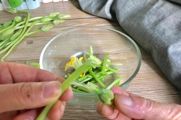 南瓜花炒鸡蛋（儿时的味道）的做法图解3