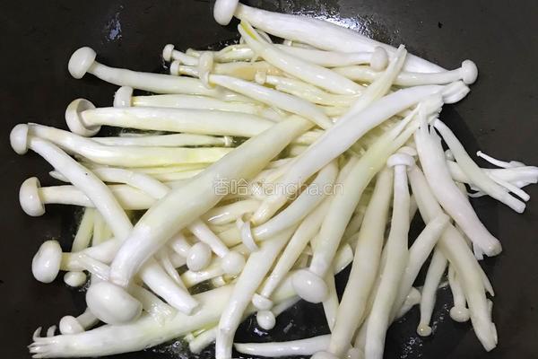 耗油白玉菇的做法图解4