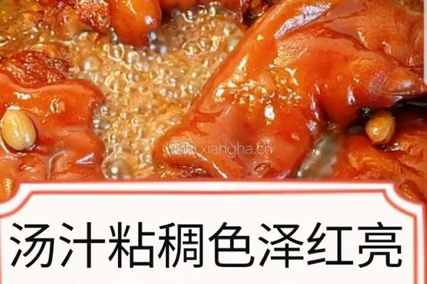 花生焖猪蹄的做法图解15