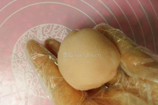 椰香奶黄馅冰皮月饼的做法图解21