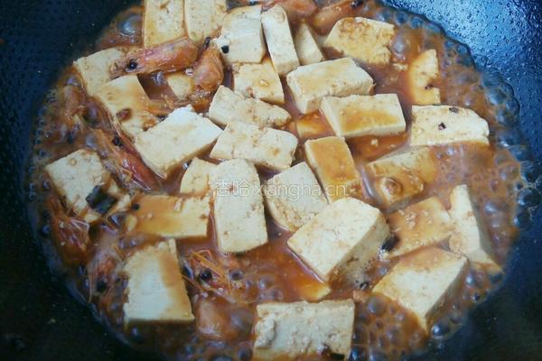 虾头豆腐的做法图解5