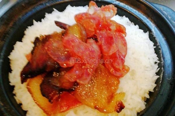 广州腊味煲仔饭的做法图解4