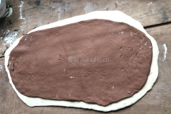 可可粉双色馒头的做法图解7