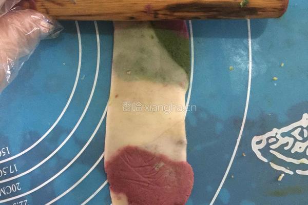 彩虹蛋黄酥的做法图解12