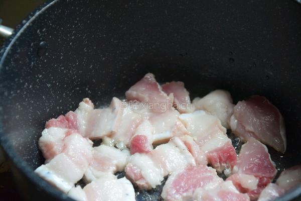 菜干煲猪肉的做法图解4