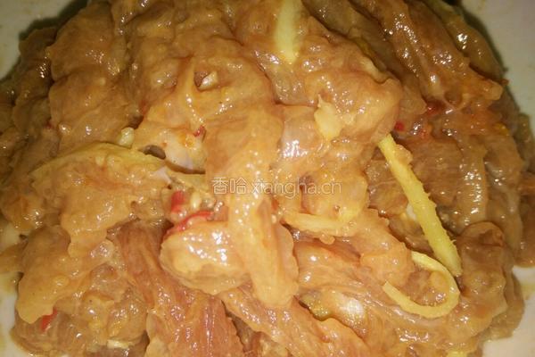 家常菜豆干炒肉的做法图解2