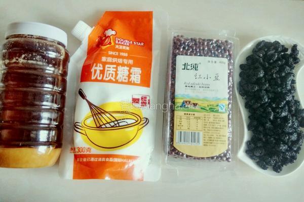 桑椹红豆馅的做法图解1