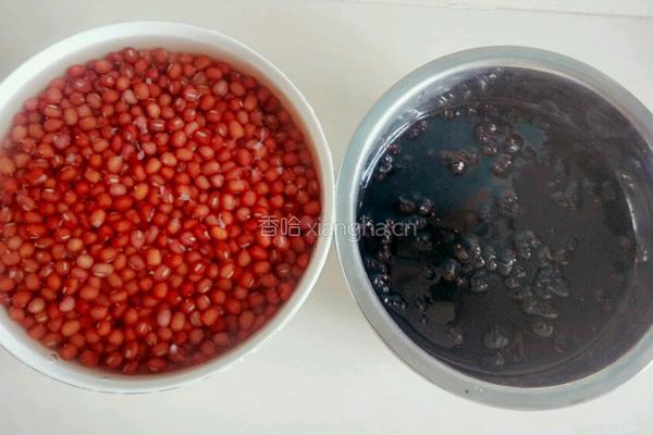 桑椹红豆馅的做法图解2
