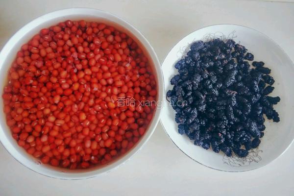 桑椹红豆馅的做法图解3