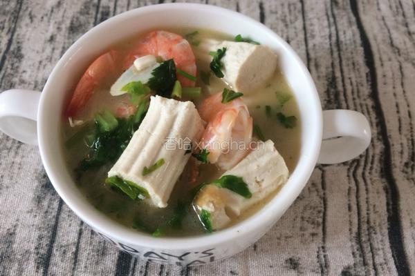 豆腐炖鲜虾的做法图解3