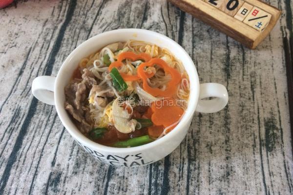 西红柿牛肉线面的做法图解6