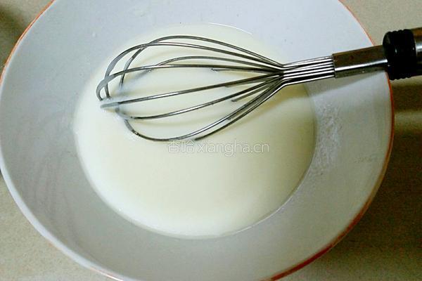 椰香抹茶花纹蛋糕的做法图解8