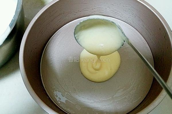 椰香抹茶花纹蛋糕的做法图解17
