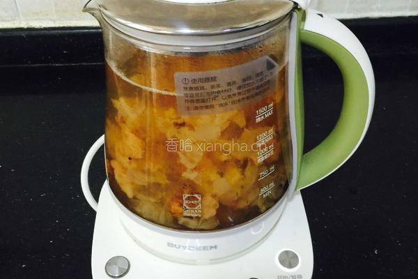 金耳银耳雪莲子桃胶羹的做法图解8