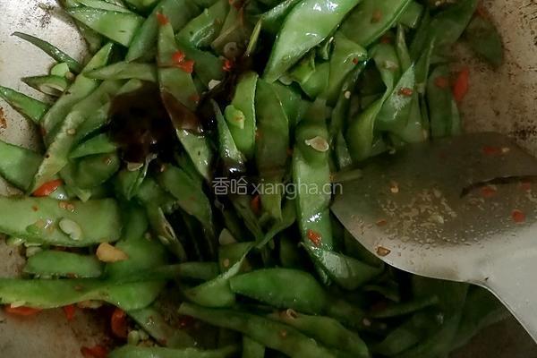 辣炒柴扁豆的做法图解6