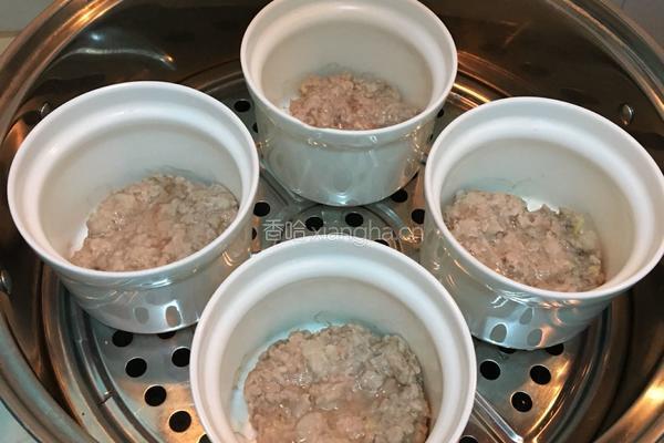 鸡蛋肉饼汤的做法图解3