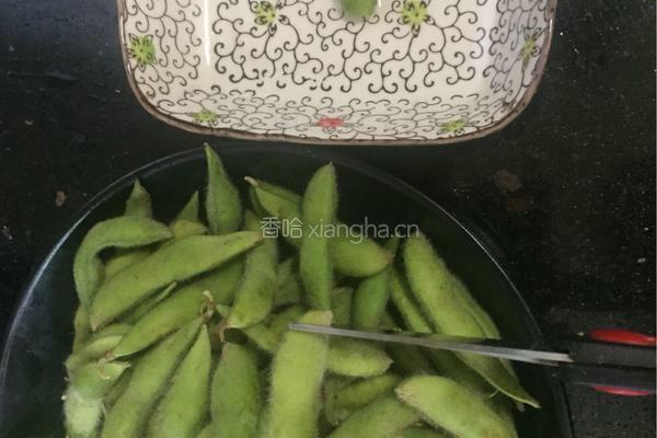 野山椒卤毛豆的做法图解3