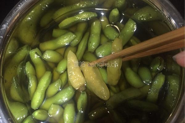 野山椒卤毛豆的做法图解10