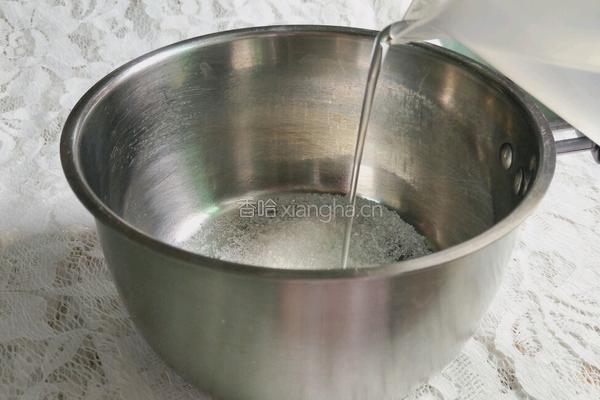 豆沙肉松馅麻团的做法图解3