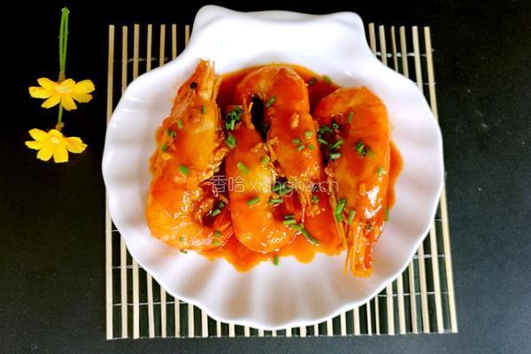 茄汁大虾的做法图解6