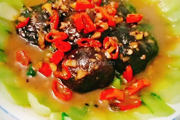 香菇青菜的做法图解13