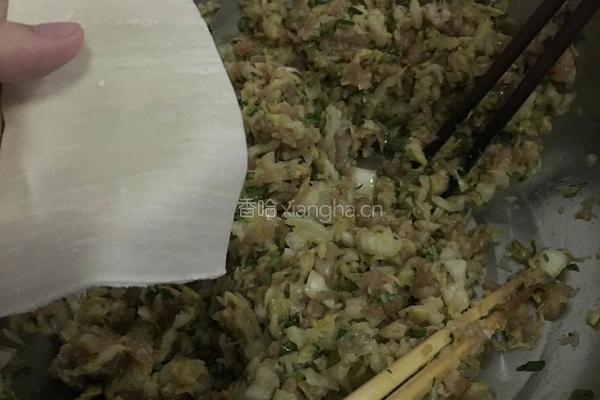 生煎水饺的做法图解2