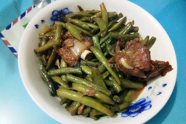 豆角炖排骨的做法图解5