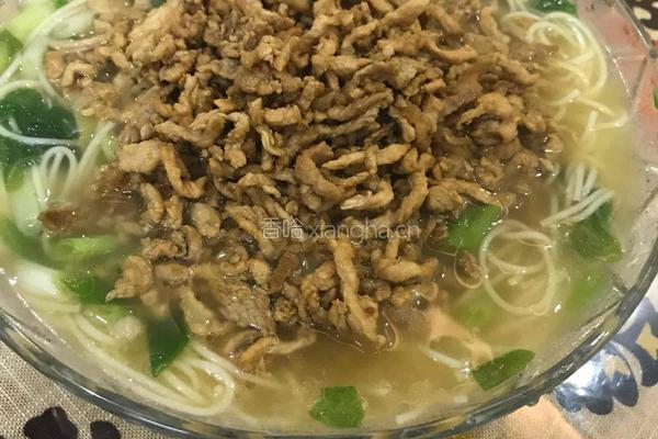 肉丝面条的做法图解13