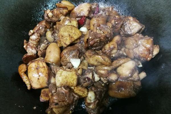 家常炖鸡腿的做法图解6