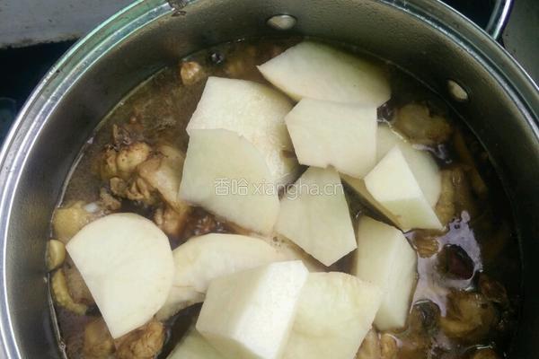 鸡腿炖土豆的做法图解4