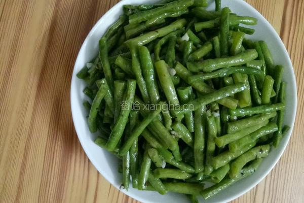 蒜蓉炒豇豆的做法图解5