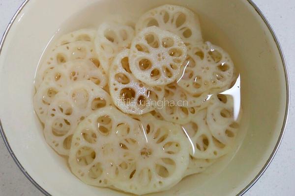 莲藕素饺子陷的做法图解4