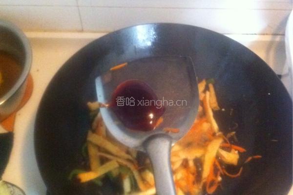 三丝炒豆腐的做法图解5