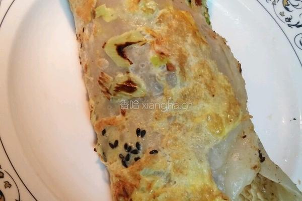 煎饼果子的做法图解4