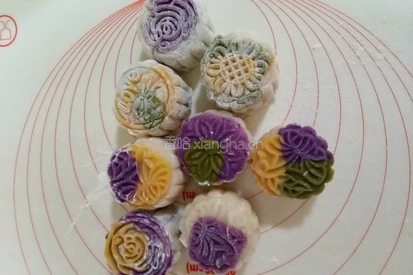 冰皮月饼(不用烤箱的月饼）的做法图解12