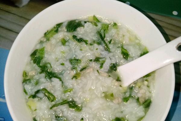 芥菜瘦肉粥的做法图解4