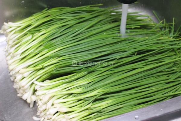 葱泡菜파김치的做法图解2