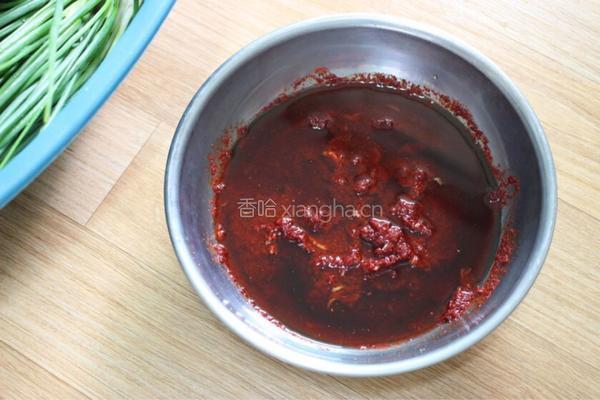 葱泡菜파김치的做法图解6